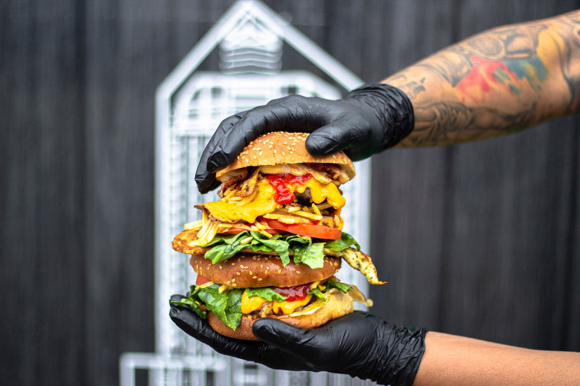 Loaded Chiqui Burger special burger